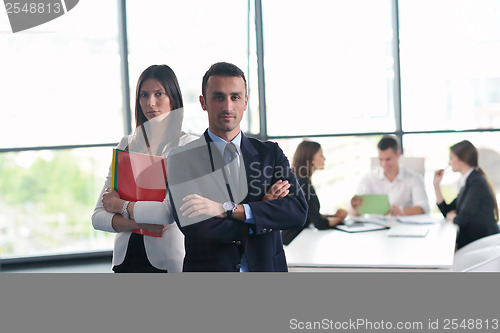 Image of business people group in a meeting at office