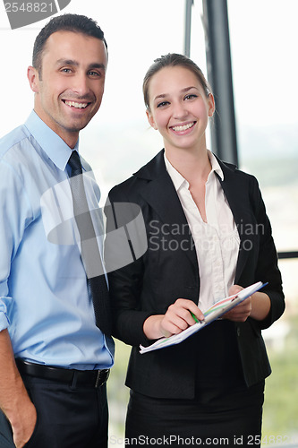 Image of business people group in a meeting at office