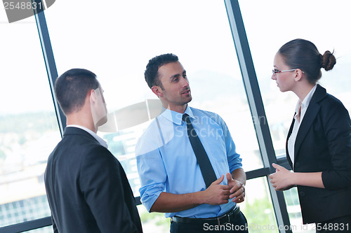 Image of business people group in a meeting at office