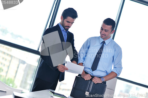 Image of business people group in a meeting at office