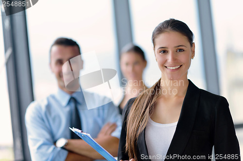 Image of business people group in a meeting at office