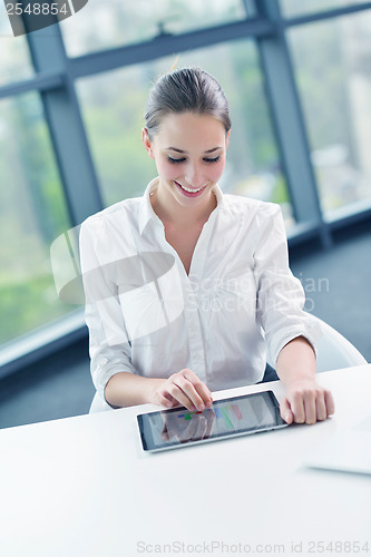 Image of business woman at  office