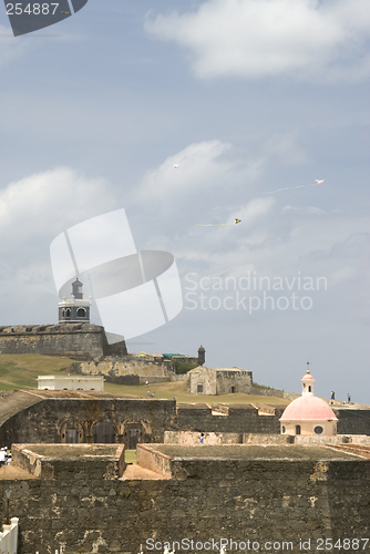 Image of el morro park and cementario old san juan