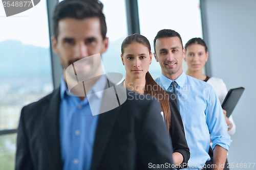 Image of business people group in a meeting at office