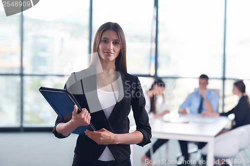 Image of business people group in a meeting at office