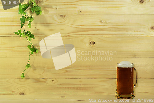 Image of Beer and hops