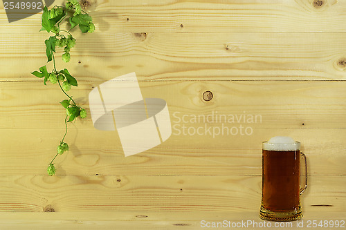 Image of Beer and hops