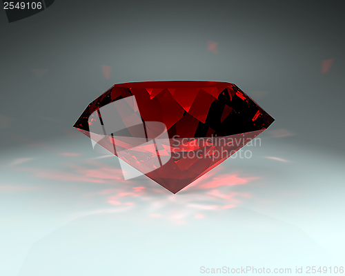 Image of Red gemstone