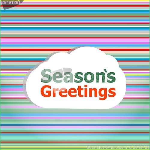 Image of Seamless abstract pattern background with christmas greetings concept