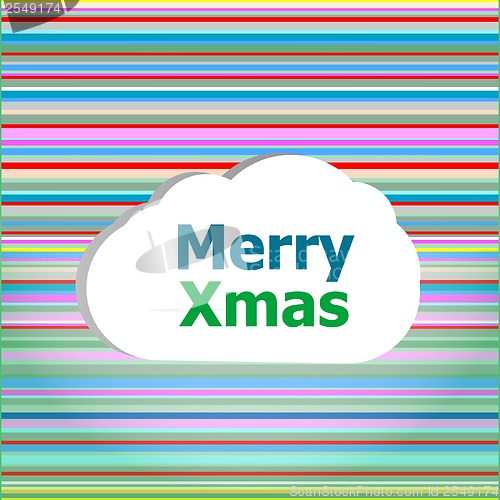 Image of Seamless abstract pattern background with merry christmas words