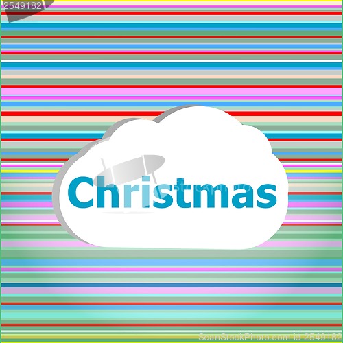 Image of Seamless abstract pattern background with christmas words