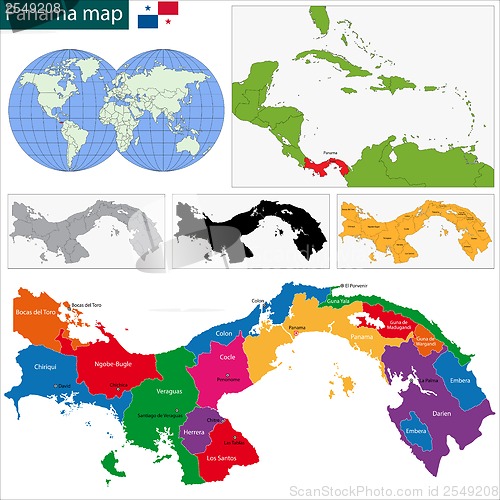 Image of Panama map