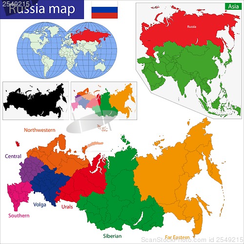 Image of Russia map