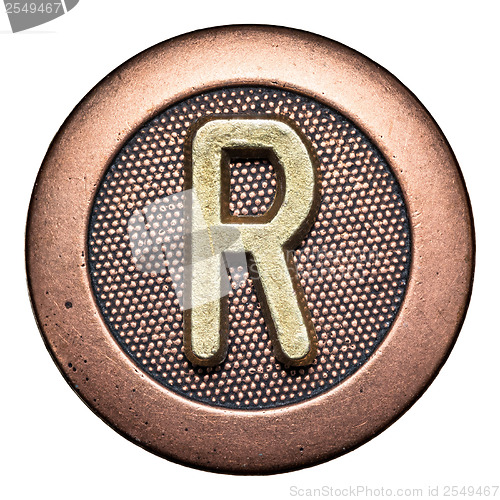 Image of Button alphabet
