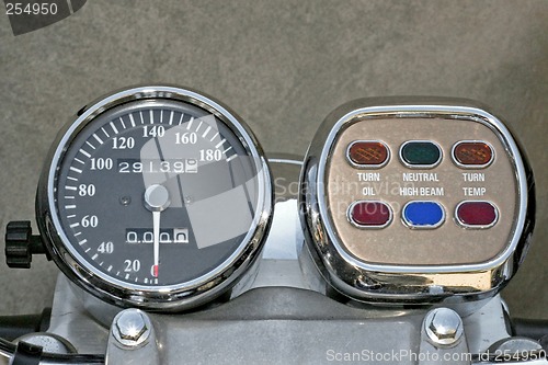 Image of Old speedometer