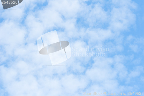 Image of Blue sky and clouds