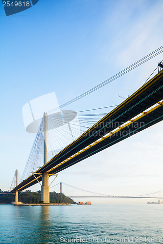 Image of Suspension bridge in Hong Kong 
