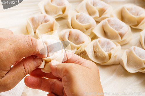 Image of Homemade Chinese dumplings 