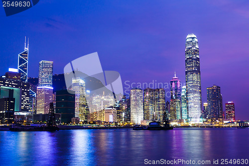 Image of Hong Kong by night