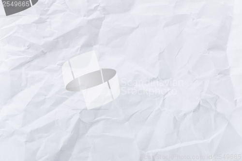 Image of White crumple paper