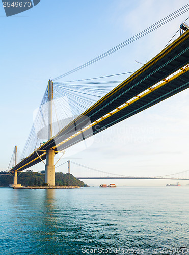 Image of Suspension bridge in Hong Kong 