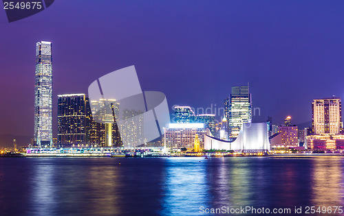 Image of Kowloon at night 