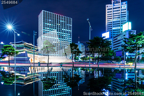 Image of Seoul city night