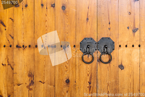 Image of Metallic door lock
