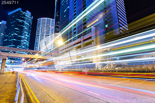 Image of Busy traffic in Hong Kong