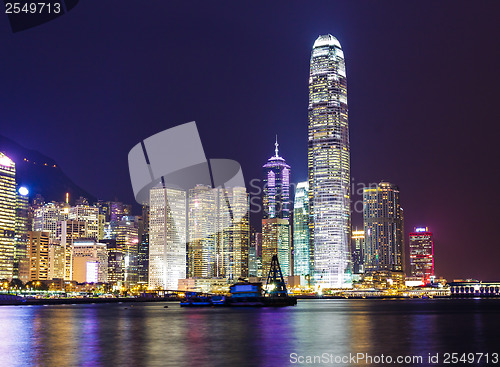 Image of Hong Kong by night