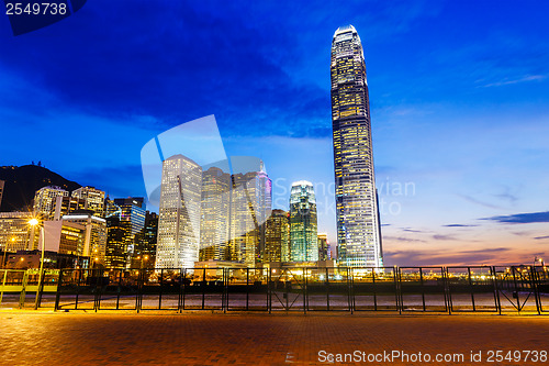 Image of Hong Kong Skyline at night 