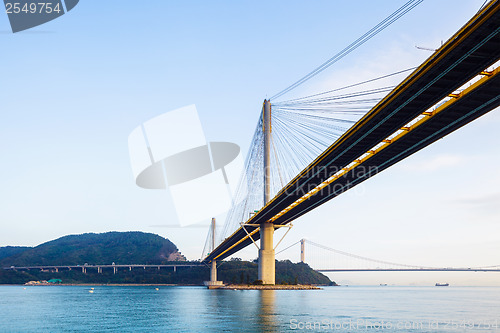 Image of Suspension bridge in Hong Kong