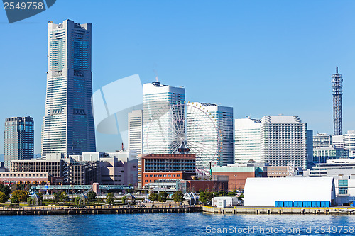 Image of Yokohama skyline in Japan