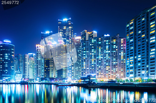 Image of Busan city at night