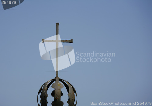 Image of Cross and blue sky