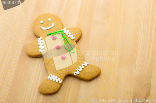 Image of Gingerbread man cookie