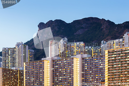 Image of Hong Kong cityscape at night