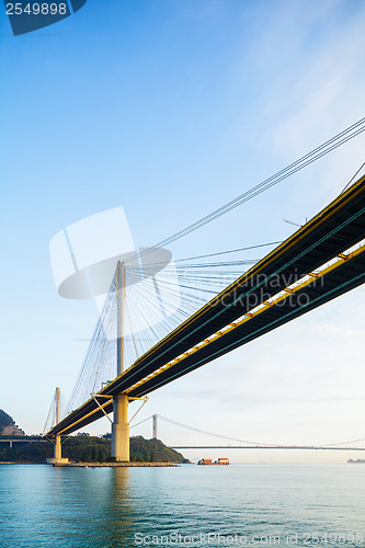 Image of Suspension bridge in Hong Kong