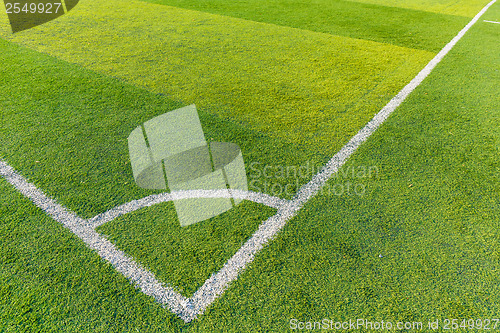 Image of Football court grass 