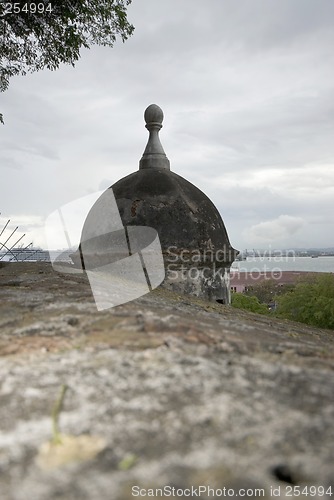 Image of sentry post over old san juan