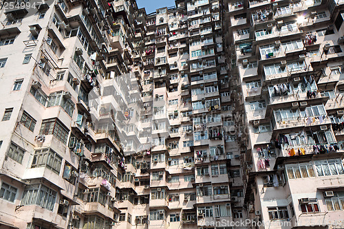 Image of Old residential building in Hong Kong