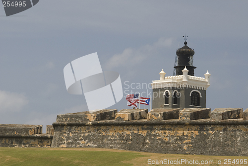 Image of el morro and lighthouse