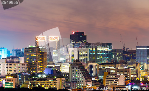 Image of Myeongdong in Seoul city