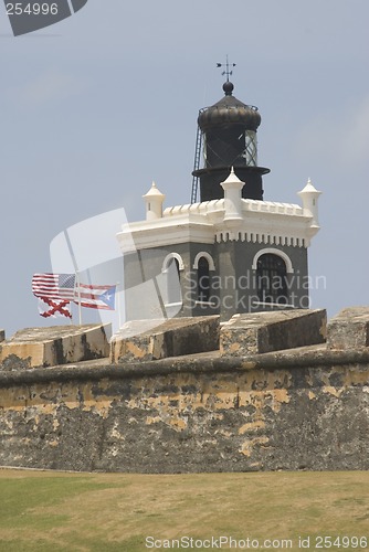 Image of el morro and lighthouse