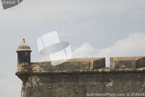 Image of sentry post at el morro