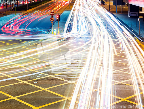 Image of Busy traffic road