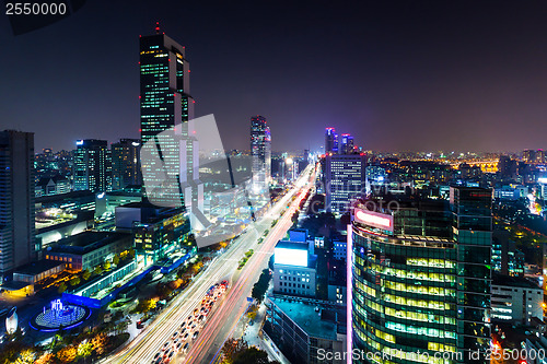Image of Gangnam District in Seoul 