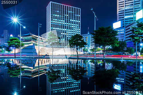 Image of Seoul city night