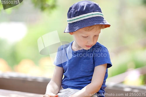 Image of unhappy boy