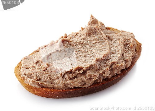 Image of bread with liver pate